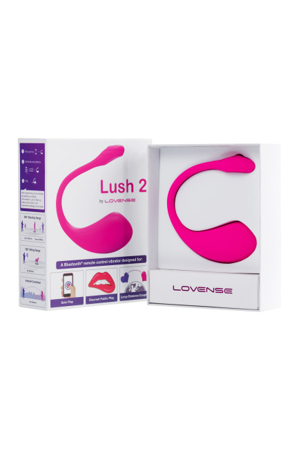 Виброяйцо LOVENSE Lush 2, силикон, розовый, 18 см, LE-03