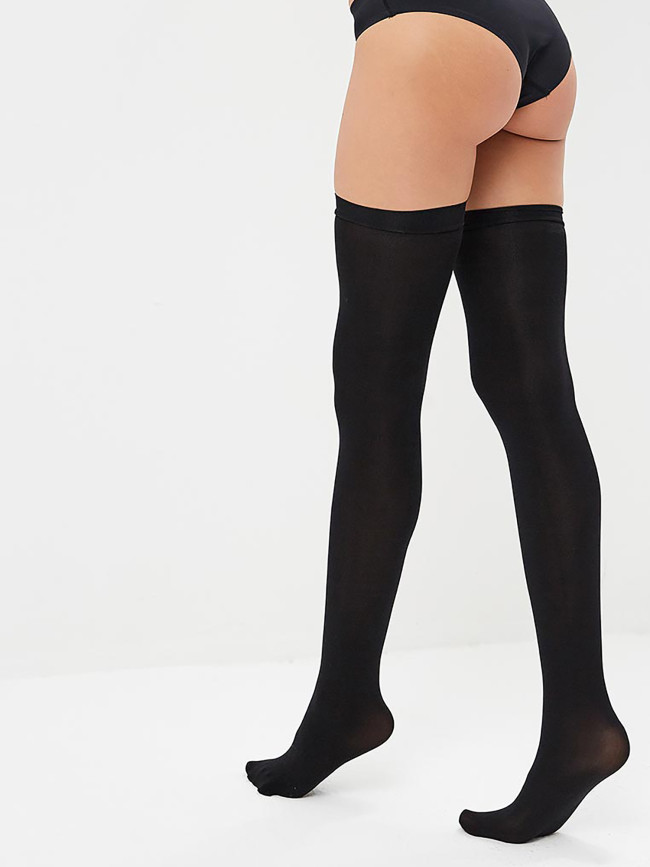 Плотные черные чулки (Sense), 04831 Плотные черные чулки (Sense), 04831