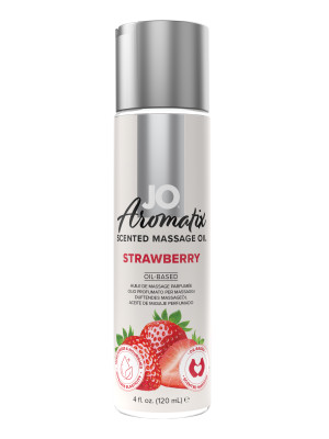 Массажное масло JO  - Aromatix - Massage Oil - Strawberry  120 mL