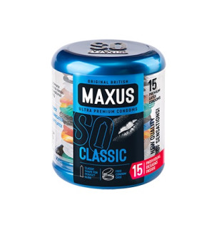 ПРЕЗЕРВАТИВЫ &amp;quot;MAXUS&amp;quot; CLASSIC № 15 (классические) в кейсе