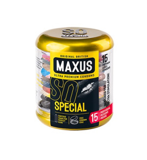 ПРЕЗЕРВАТИВЫ &amp;quot;MAXUS&amp;quot; SPECIAL № 15 (точечно-ребристые) в кейсе