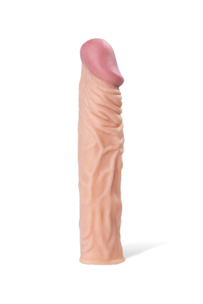Насадка на пенис A-Toys by TOYFA, SoftSkin, телесный, 19,5 см, 863005