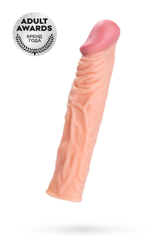 Насадка на пенис A-Toys by TOYFA, SoftSkin, телесный, 19,5 см, 863005 Насадка на пенис A-Toys by TOYFA, SoftSkin, телесный, 19,5 см, 863005