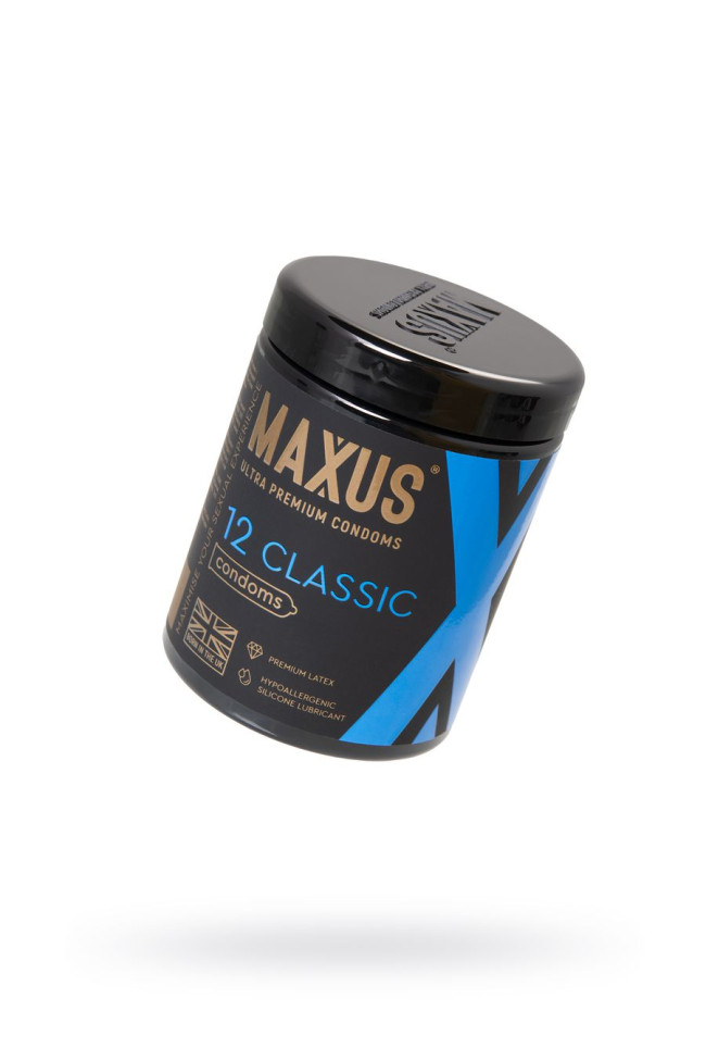 Презервативы Maxus Classic, классические, латекс, 12 шт., 300