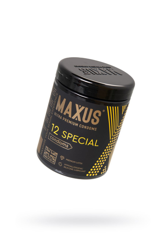 Презервативы Maxus Special, точечно-ребристые, латекс,12 шт, 302
