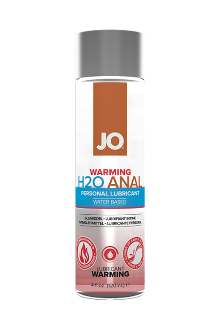 Анальный согревающий лубрикант на водной основе / JO Anal H2O Warming, 4 oz - 120 мл., JO40110