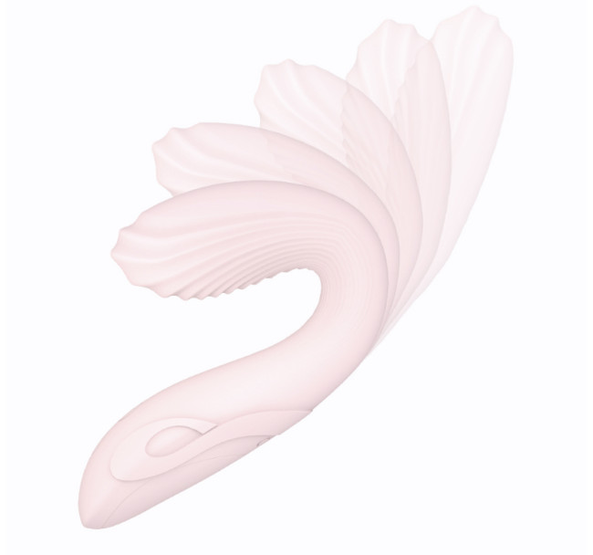 Японский Гнущийся вибратор DRYWELL V-30 с 6 скоростями(розовый), V-30