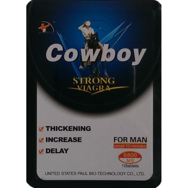 Cowboy Ковбой препарат для потенции - это надежное средство для продления удовольствия от интимной б