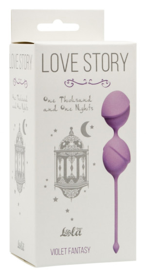 ВАГИНАЛЬНЫЕ ШАРИКИ LOVE STORY ONE THOUSAND AND ONE NIGHTS VIOLET FANTASY 3004-05LOLA