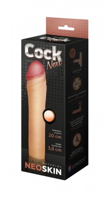 Фаллоудлинитель киберкожа COCK NEXT, L 200 мм D 38 мм, артикул 690303