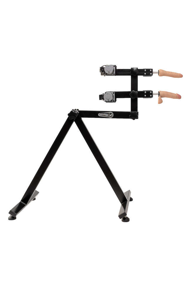 Секс-машина LoveMachines Дабл-Роботик, металл, черный, 90 см, 