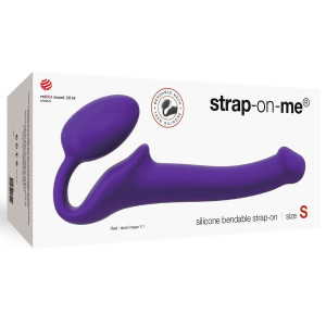 Страпон Strap-On-Me Semi-Realistic гнущийся, фиолетовый S, 17 см Страпон Strap-On-Me Semi-Realistic гнущийся, фиолетовый S, 17 см