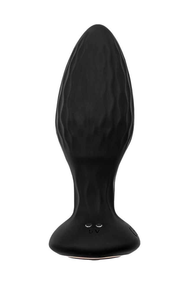 Анальная вибровтулка с ротацией POPO Pleasure Tucana, с управлением от приложения и пульта, силикон, 731456