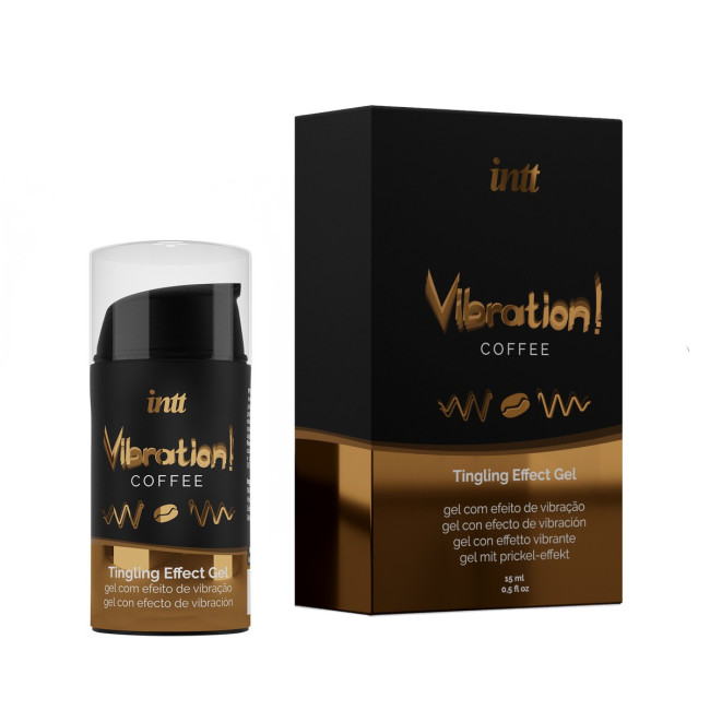 Жидкий интимный гель с эффектом вибрации Coffee, 15 мл, VIB0005